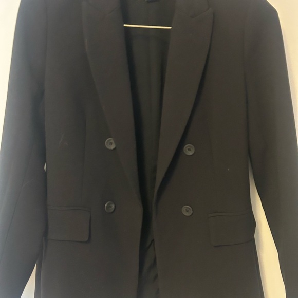 House of Harlow 1960 Double-Breasted Black Blazer - Picture 1 of 4